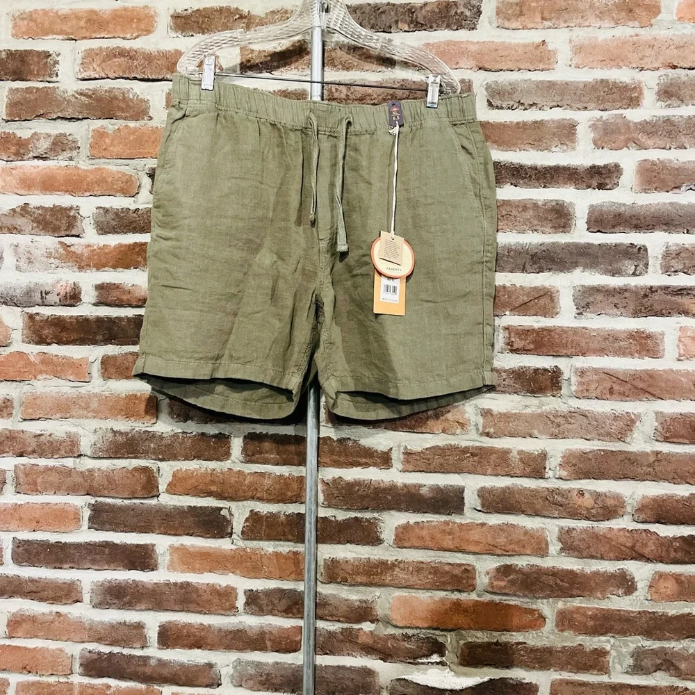 NWT Faherty Men's Olive Green Shorts Size XL